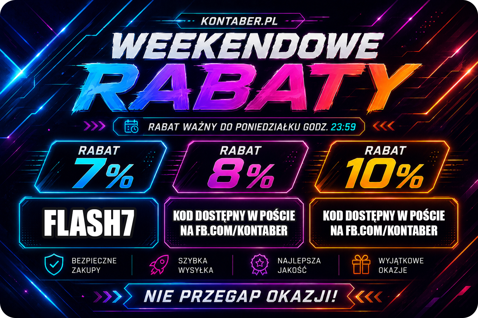 rabat weekendowy flash 2026 kontaber.pl strona