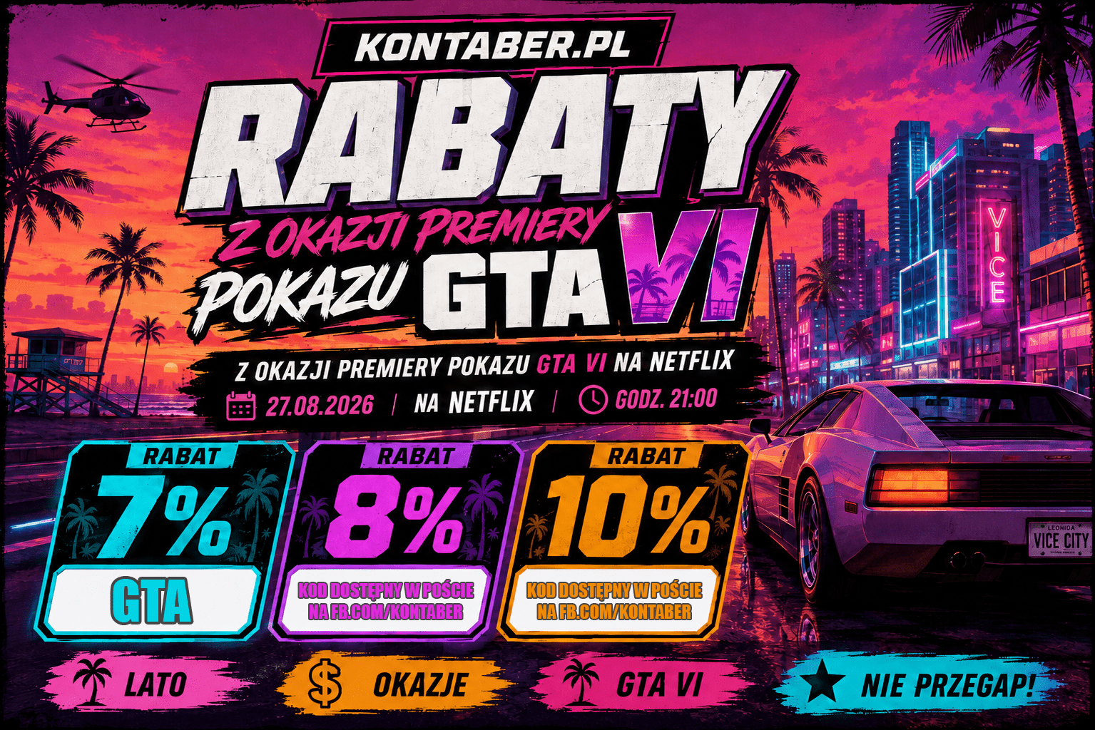 rabat gta vi netflix 2026 strona