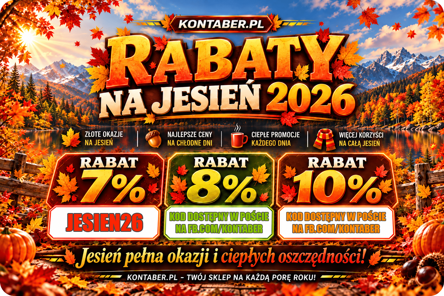rabat jesien 2026 kontaber.pl strona